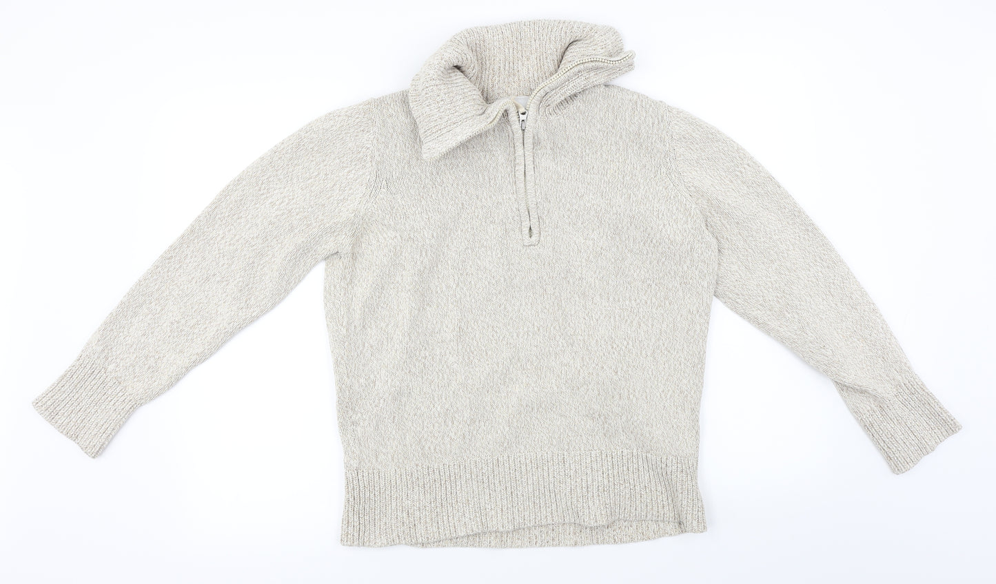 BHS  Womens Beige   Henley Jumper Size 18
