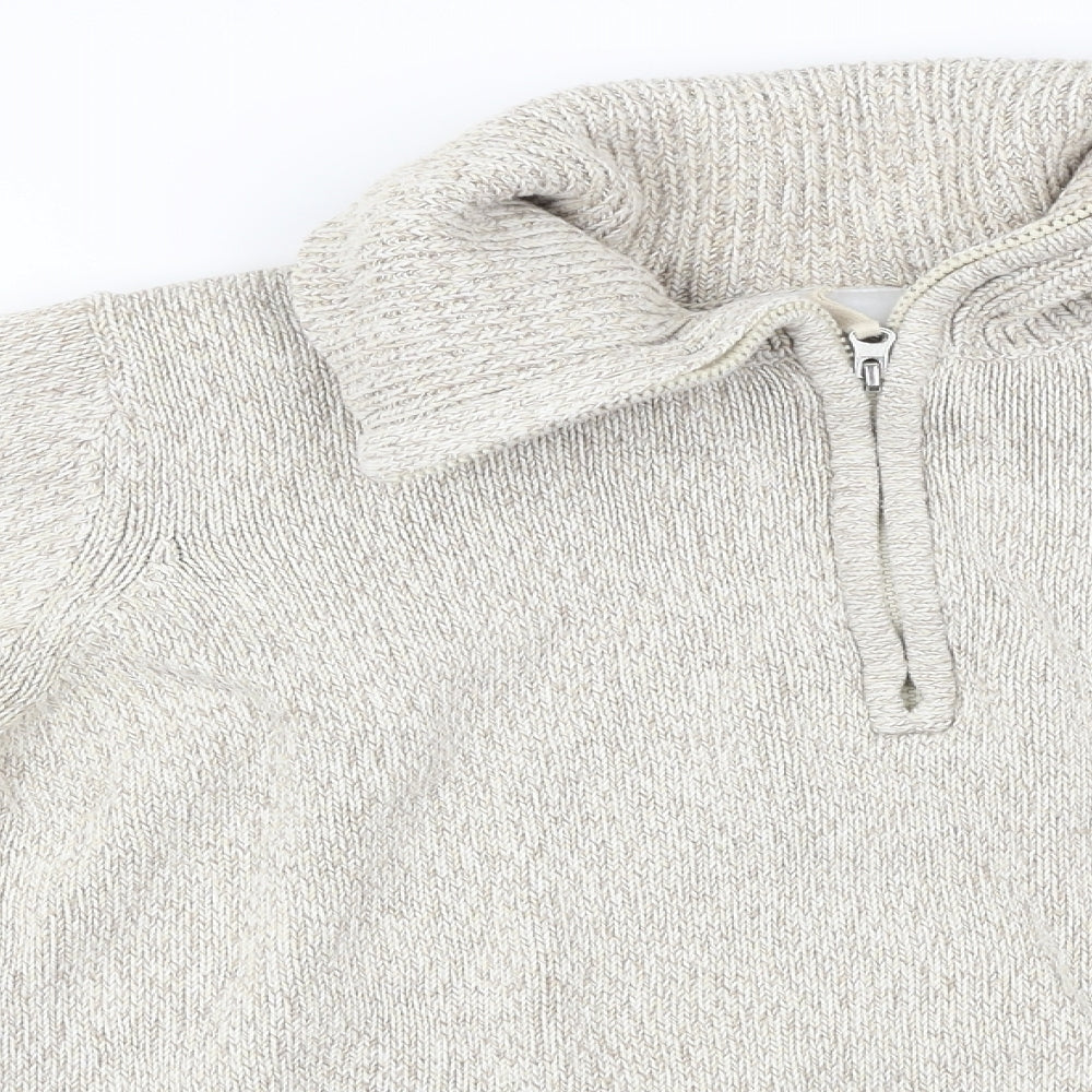 BHS  Womens Beige   Henley Jumper Size 18