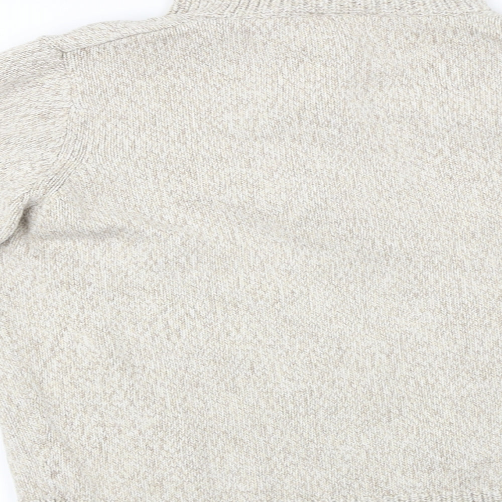 BHS  Womens Beige   Henley Jumper Size 18