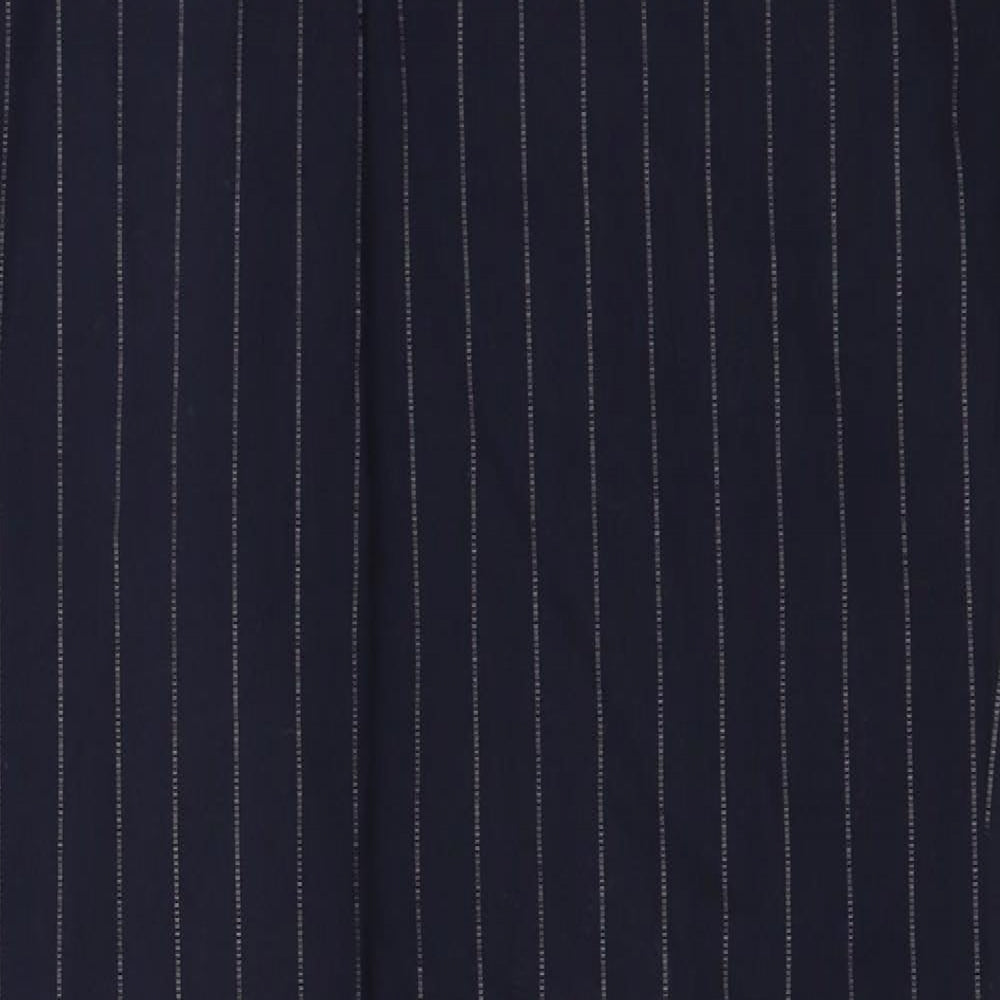 Marks and Spencer  Womens Blue Striped  Trousers  Size 10 L23 in