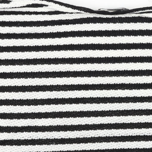 Primark  Womens White Striped  Pullover Jumper Size S