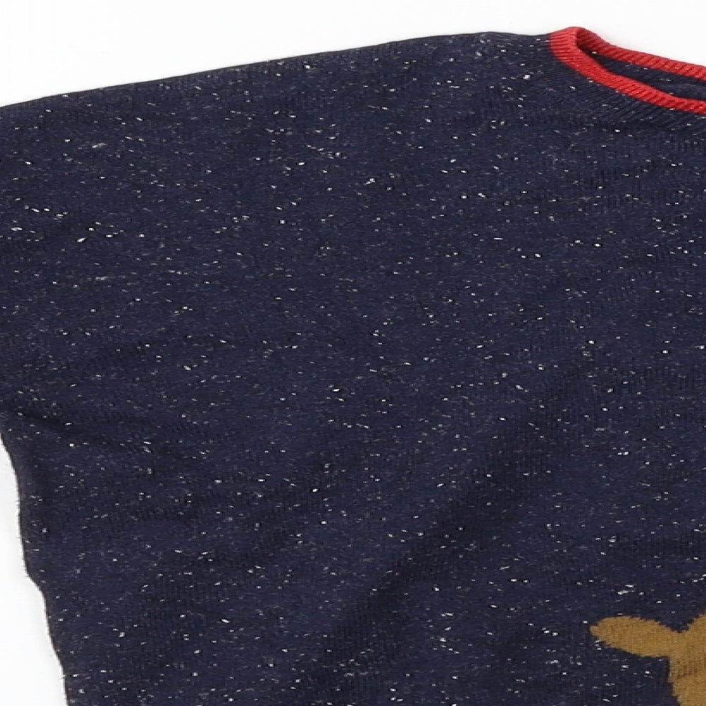NEXT  Womens Blue   Pullover Jumper Size 10  - Christmas Jumper