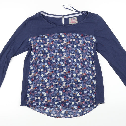 MANTARAY Womens Blue   Basic T-Shirt Size 12