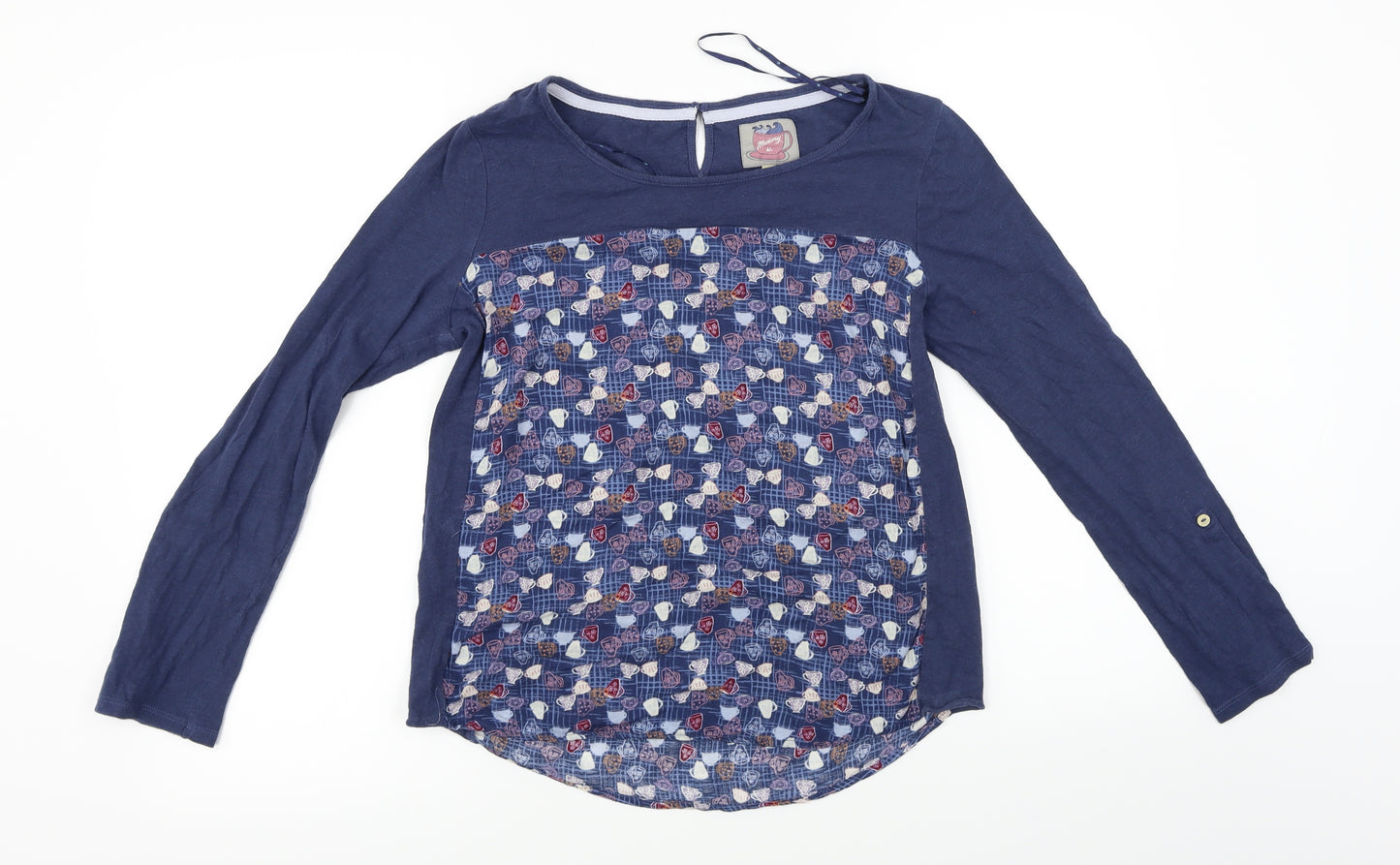 MANTARAY Womens Blue   Basic T-Shirt Size 12