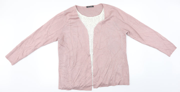 Bonmarché  Womens Pink   Pullover Jumper Size L