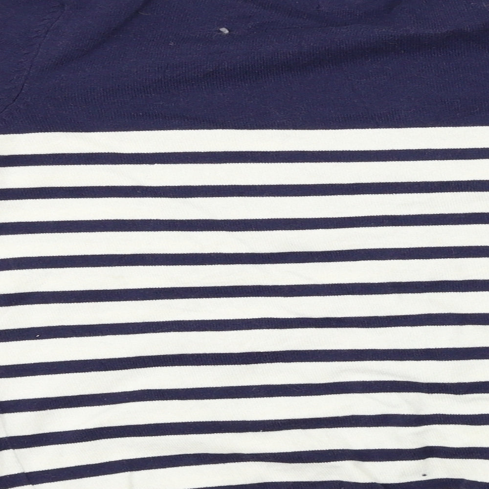 New Look  Womens Blue Striped  Cardigan Jumper Size 12