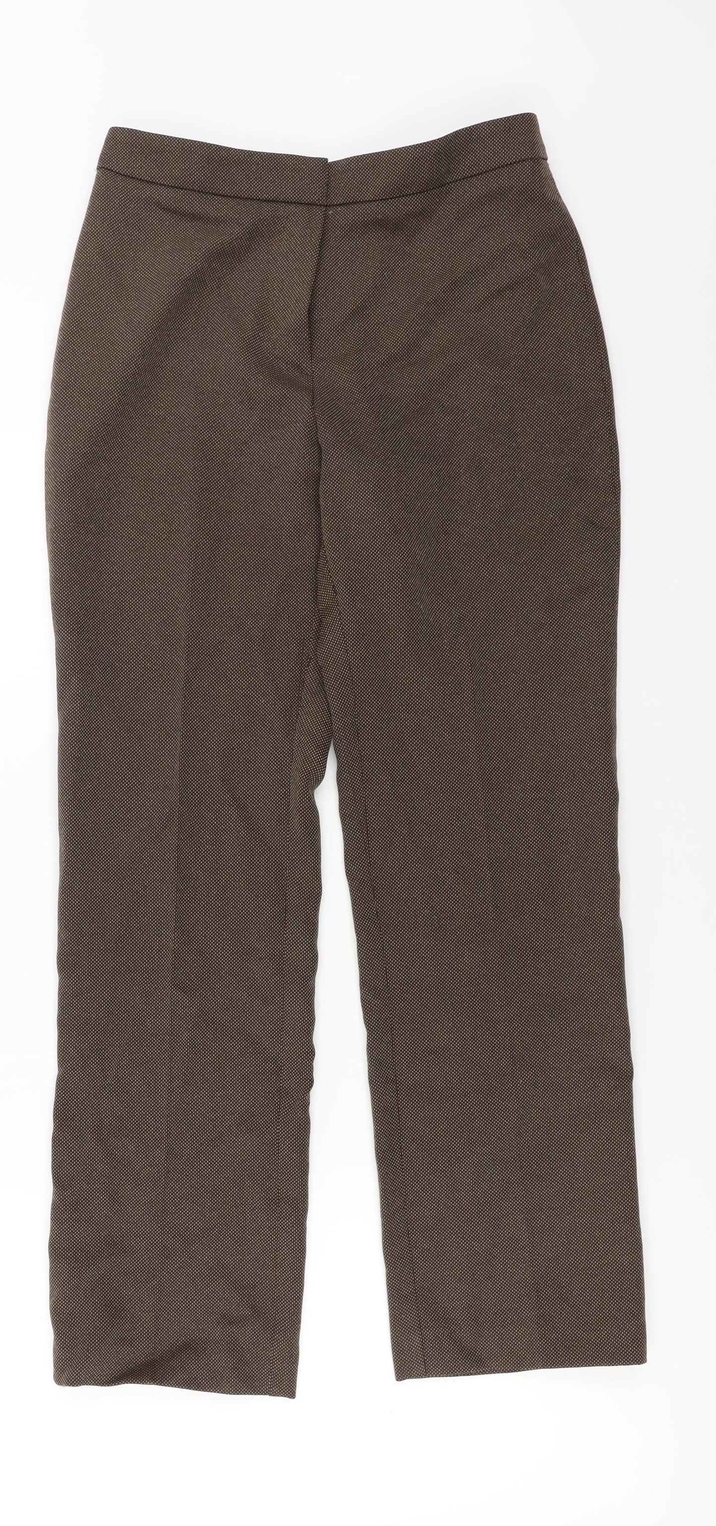 Marks and Spencer  Womens Brown   Trousers  Size 8 L23 in