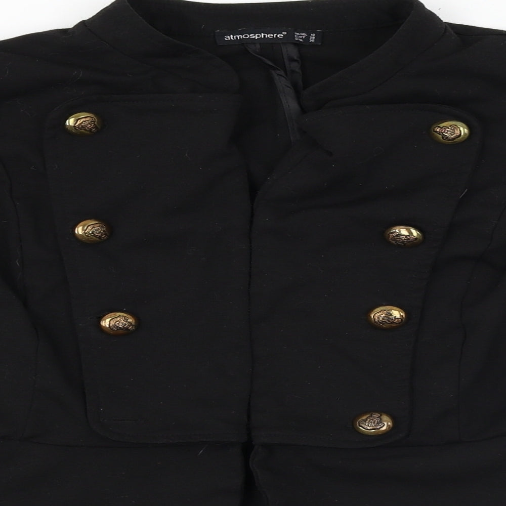 Atmosphere  Womens Black   Jacket Coat Size 10