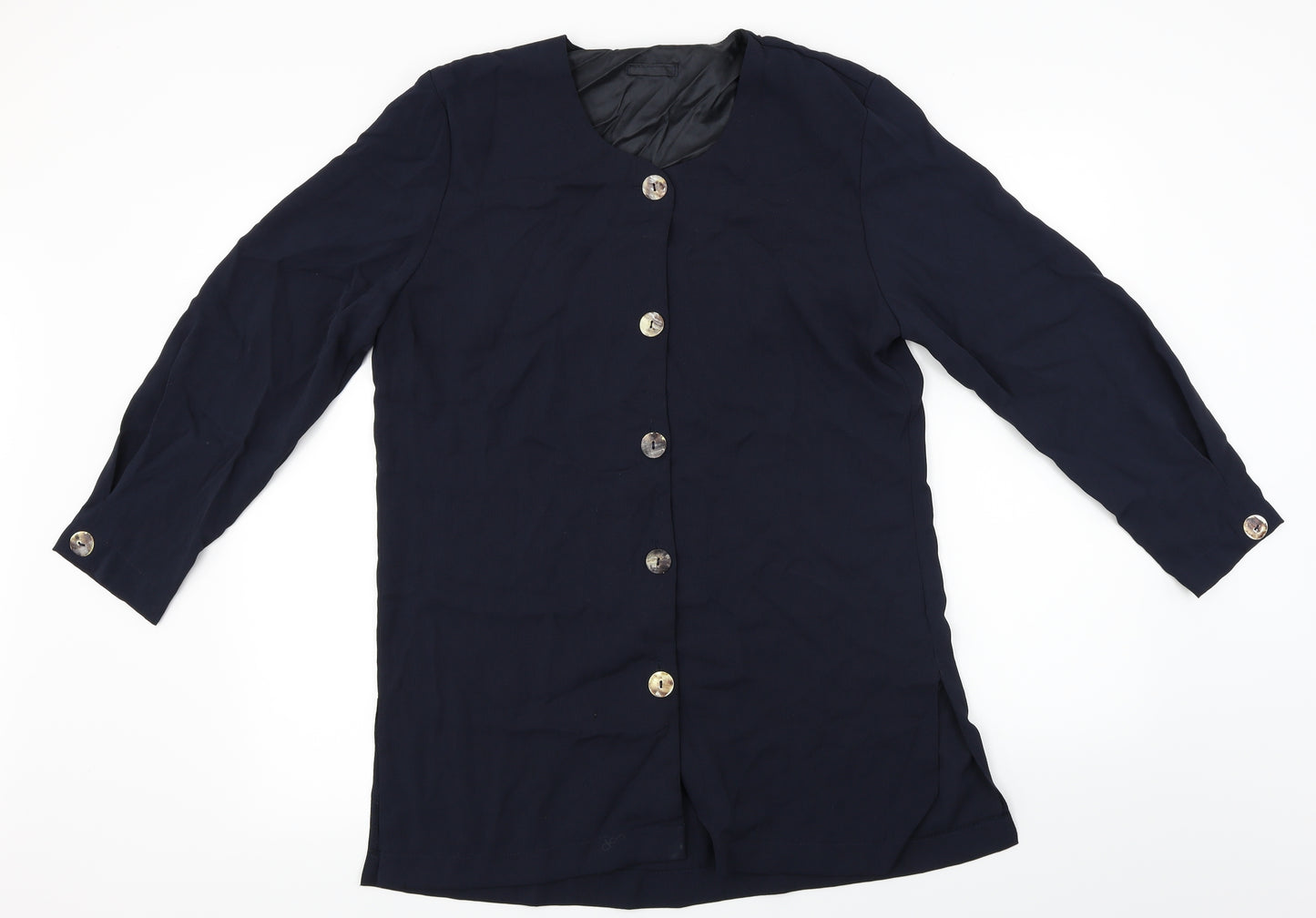 Volonte  Womens Blue   Jacket Blazer Size 14