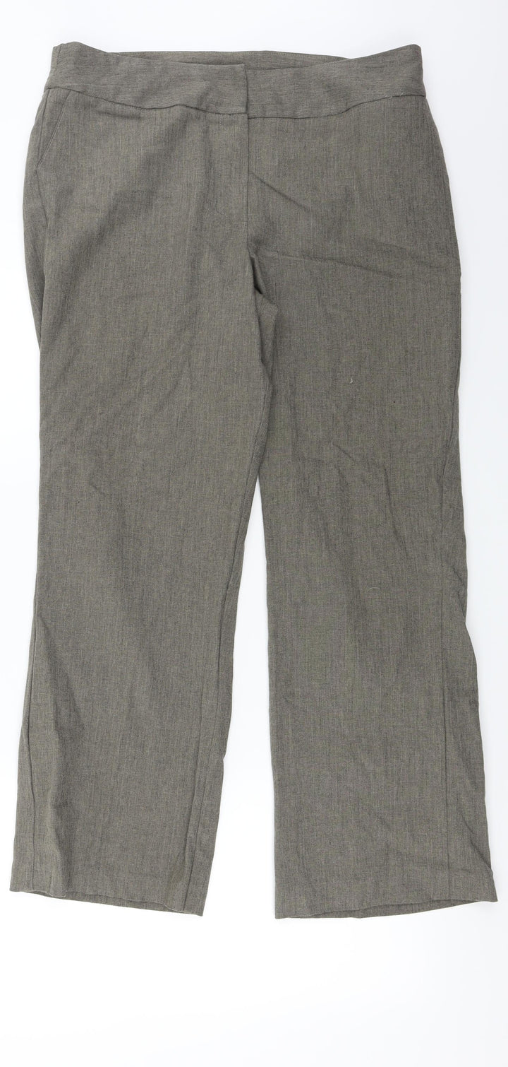 BM Womens Beige Trousers Size 16 L26 in