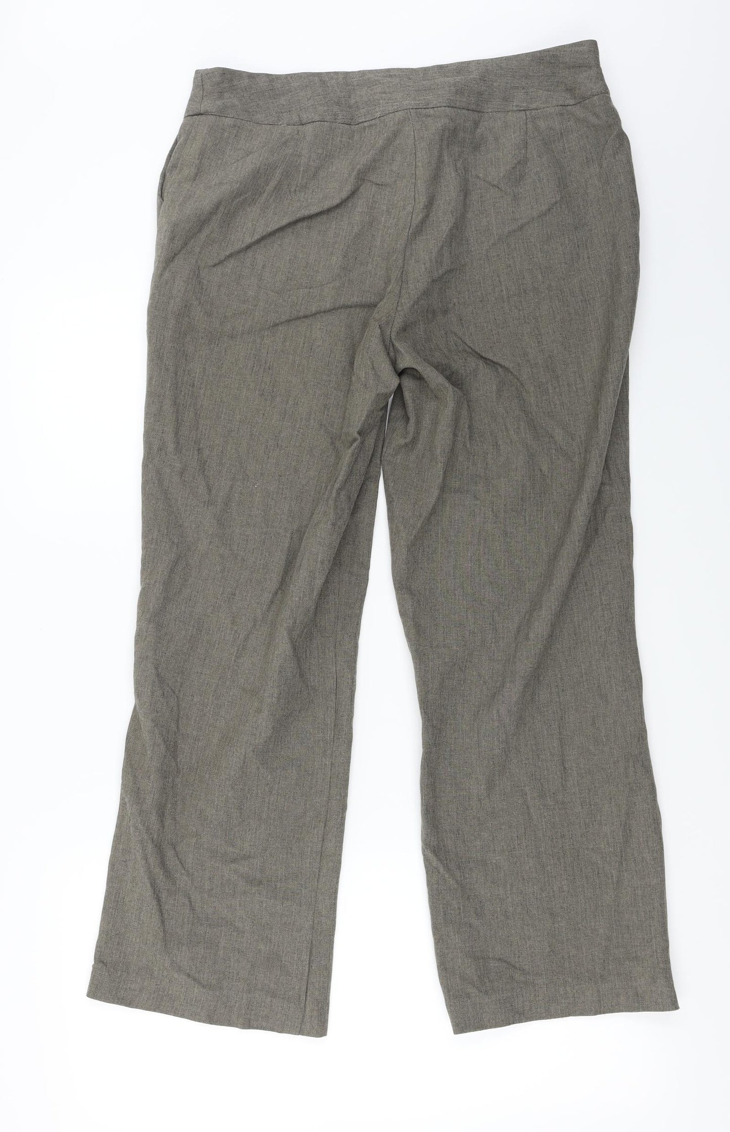 BM  Womens Beige   Trousers  Size 16 L26 in