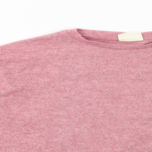 Zara  Girls Pink   Pullover Jumper Size 7 Years