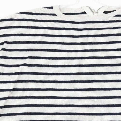 Atmosphere  Womens Grey Striped  Pullover Jumper Size 12