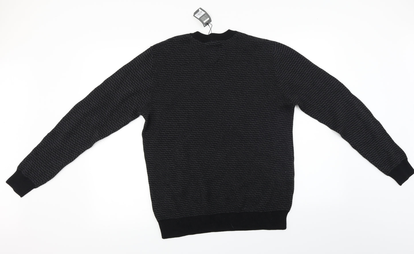 Primark  Mens Black   Pullover Jumper Size XL