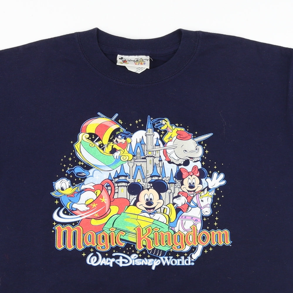 Walt Disney  Mens Blue    T-Shirt Size XL