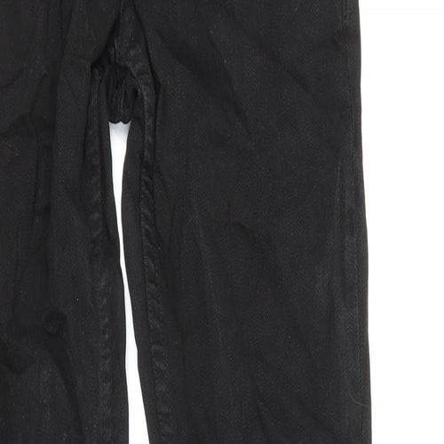 Soin Boys Black  Denim Straight Jeans Size 15 Years
