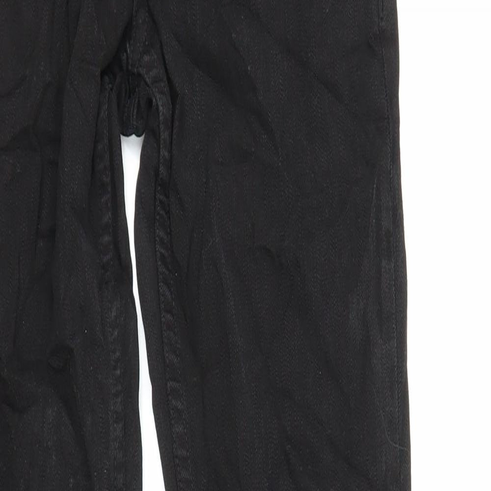 Soin Boys Black  Denim Straight Jeans Size 15 Years