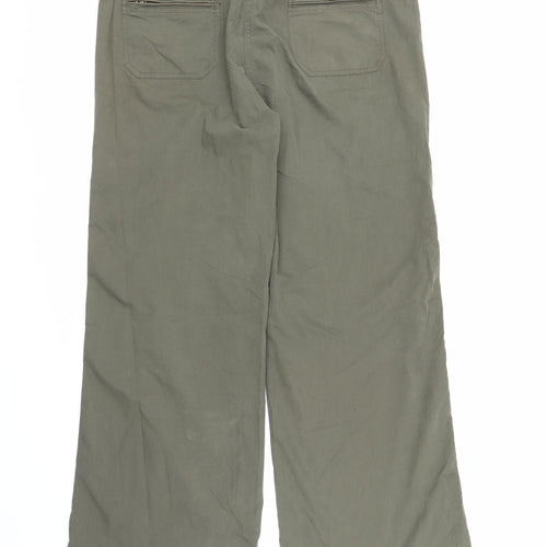 TU Womens Green   Carpenter Trousers Size 14 L29 in - Belt included
