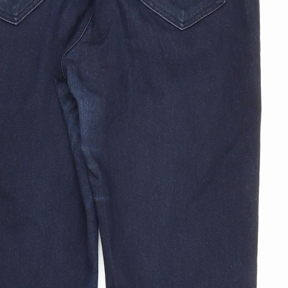 M&S Womens Blue  Denim Jegging Jeans Size 12 L24 in