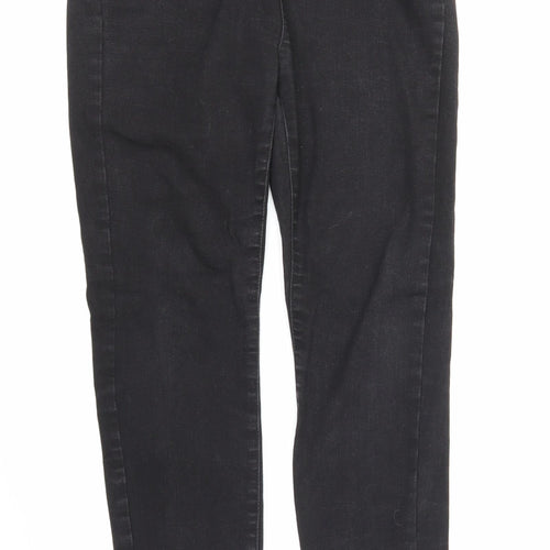 Miss Selfridge Womens Black  Denim Jegging Jeans Size 12 L32 in