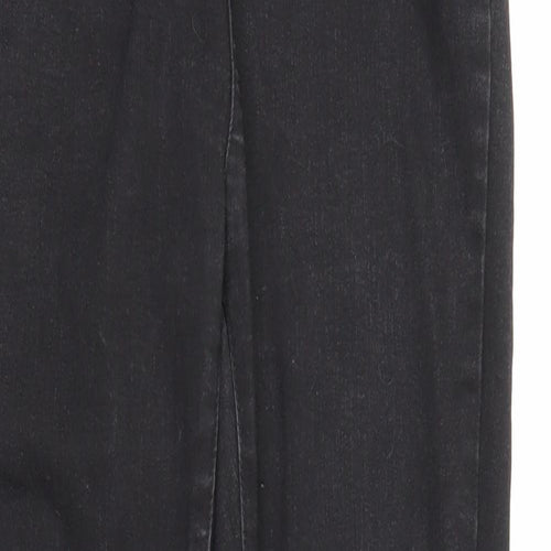 Miss Selfridge Womens Black  Denim Jegging Jeans Size 12 L32 in
