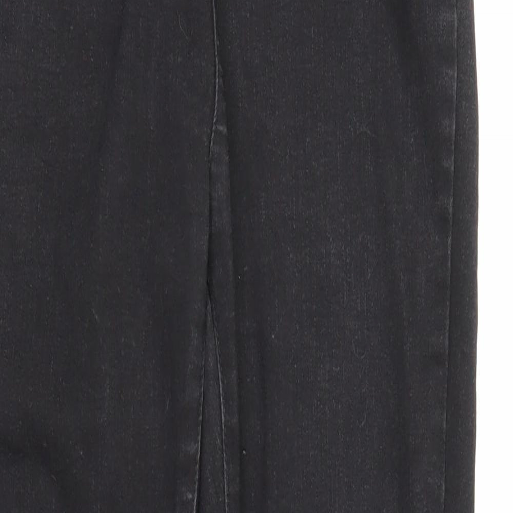 Miss Selfridge Womens Black  Denim Jegging Jeans Size 12 L32 in