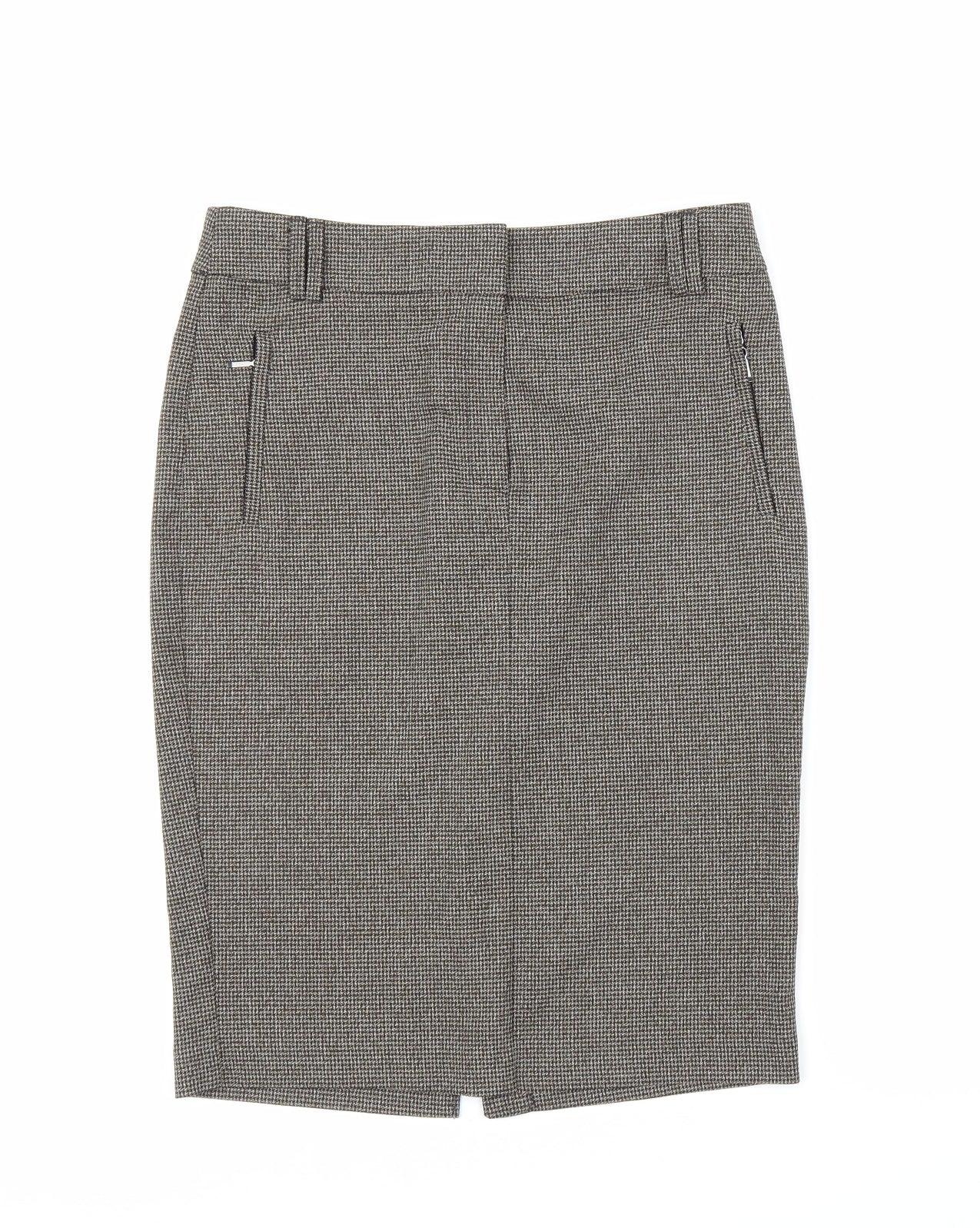 M&S Womens Brown   Straight & Pencil Skirt Size 10