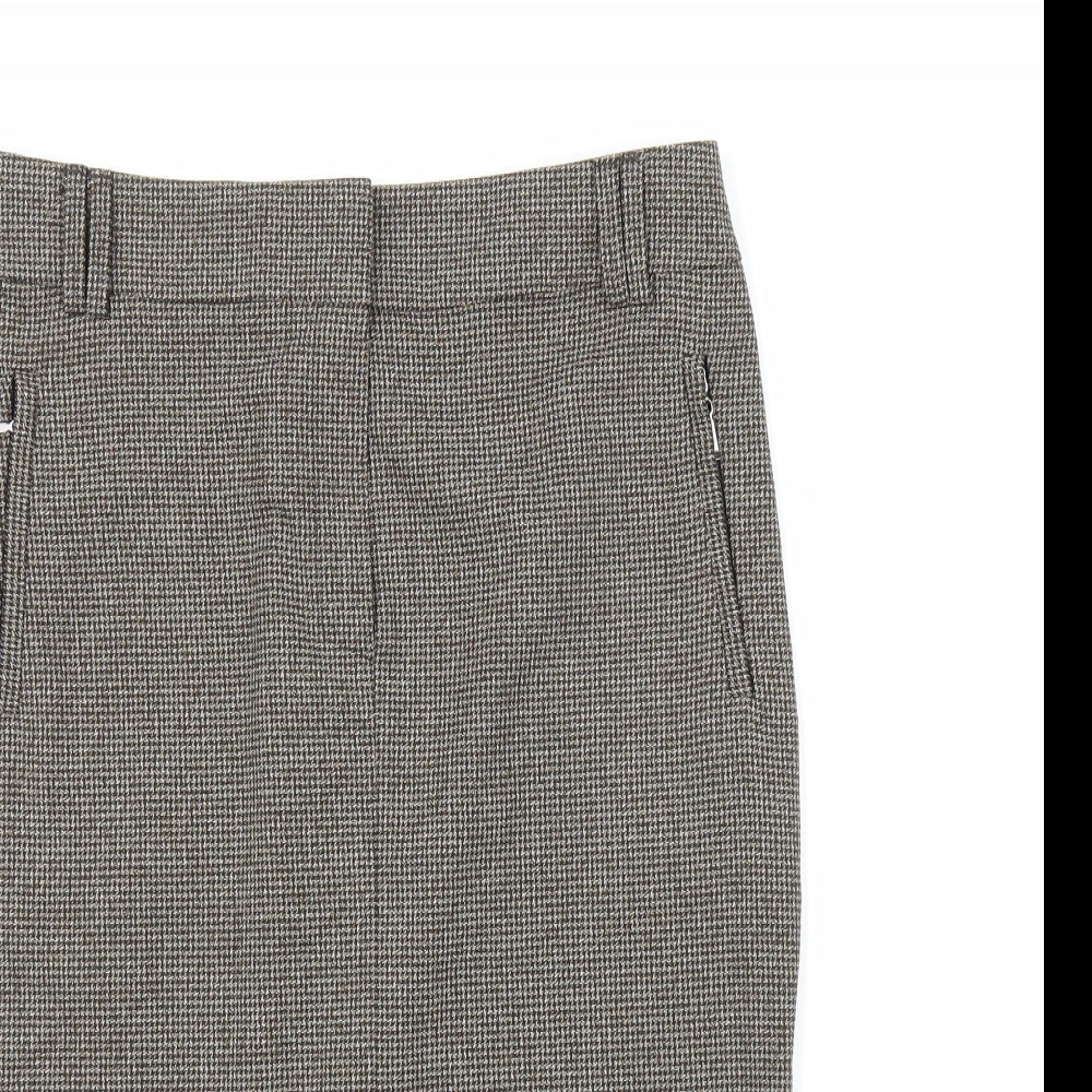 M&S Womens Brown   Straight & Pencil Skirt Size 10