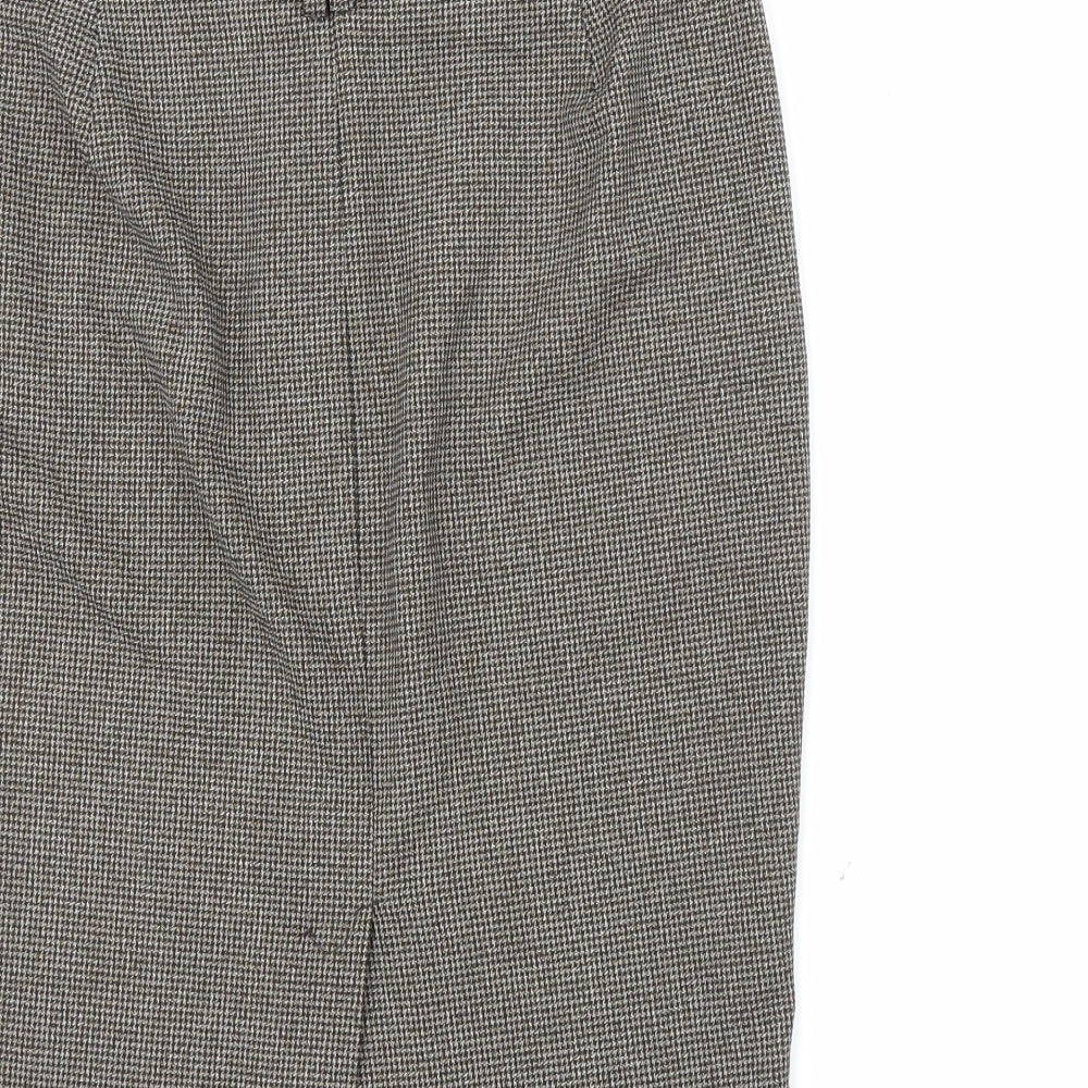 M&S Womens Brown   Straight & Pencil Skirt Size 10