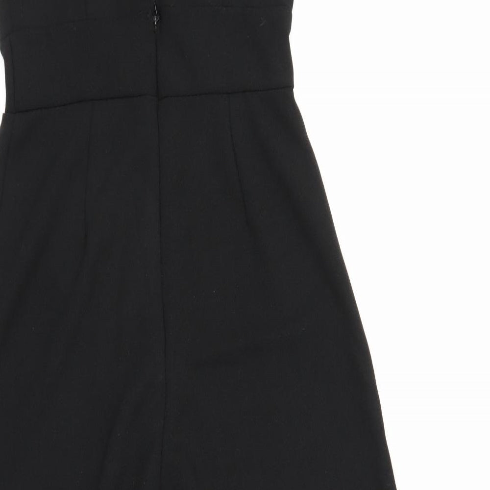 Phoenix & Feather Womens Black   Jumpsuit One-Piece Size 8 L19 in