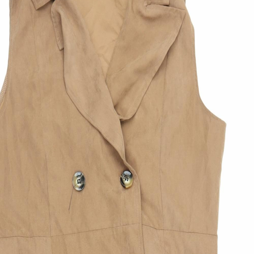 SheIn Womens Brown   Shirt Dress  Size L