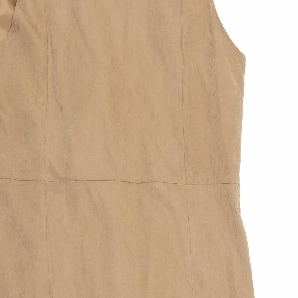 SheIn Womens Brown   Shirt Dress  Size L