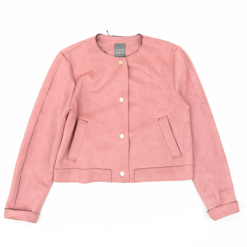 Primark Womens Pink   Jacket  Size 10  - Chanel jacket