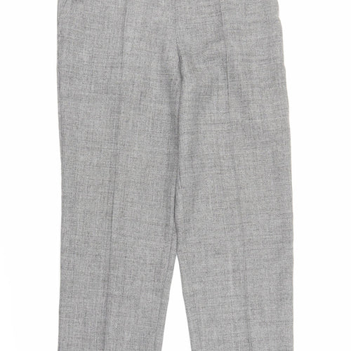 M&S Womens Grey   Capri Trousers Size 14 L25 in