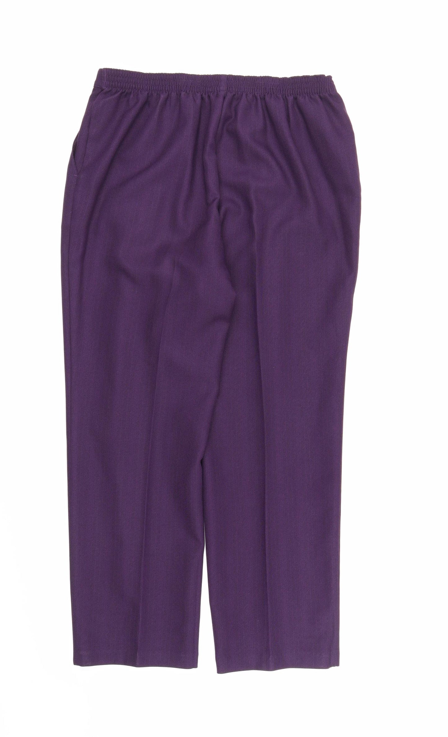 M&S Womens Purple   Trousers  Size 14 L24 in