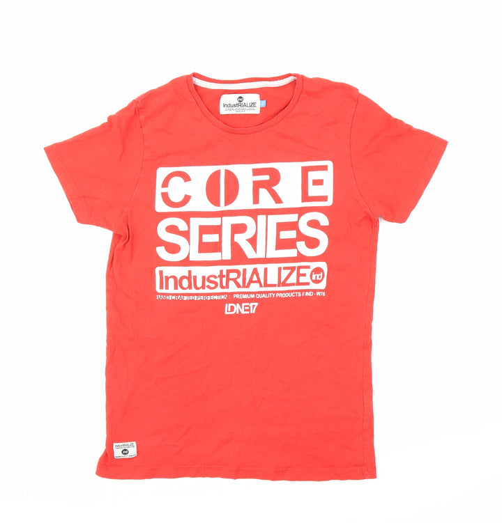 Industrialize Mens Red T-Shirt Size XS