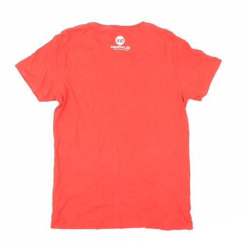 Industrialize Mens Red    T-Shirt Size XS