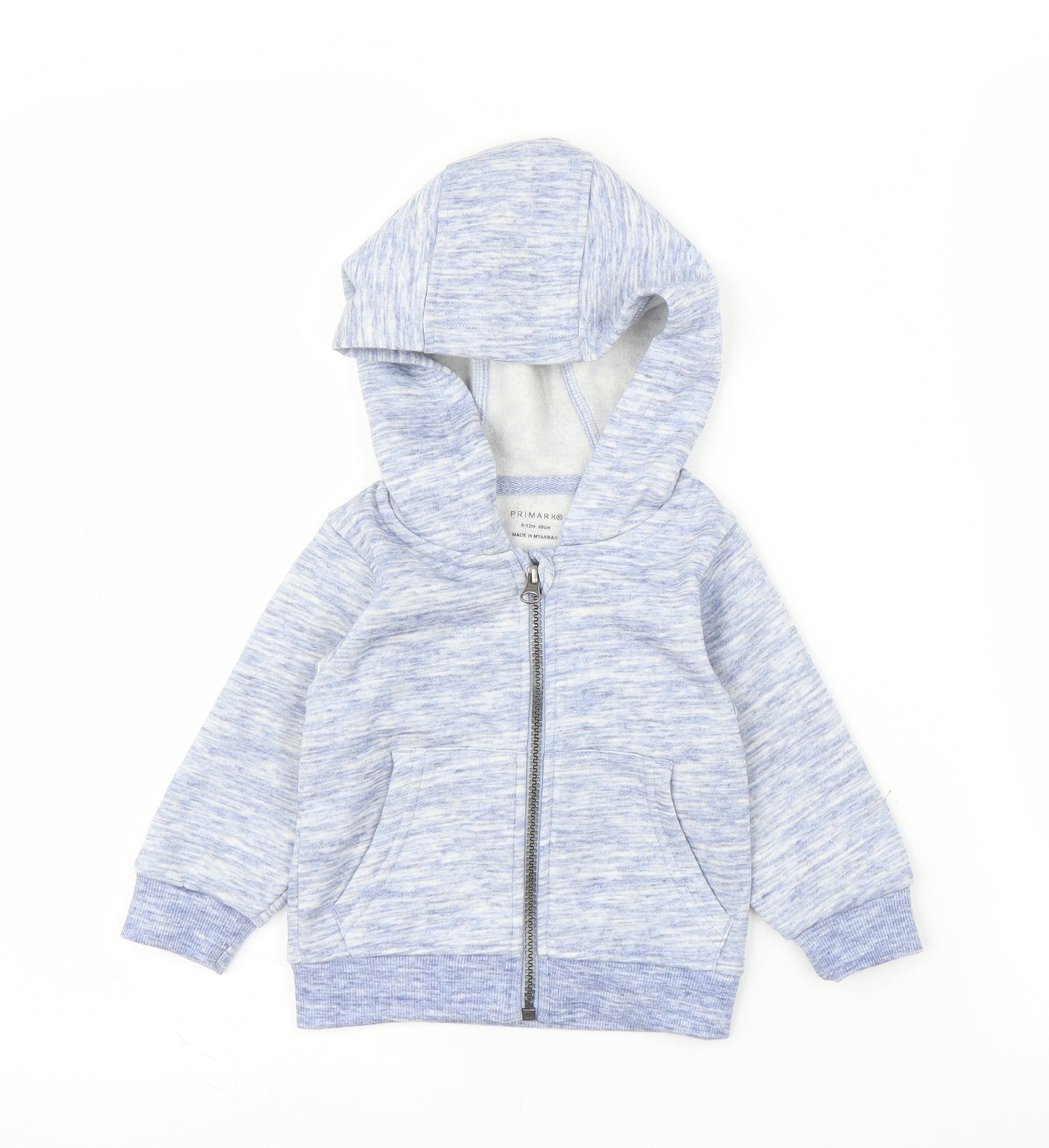 Primark Boys Blue   Full Zip Jumper Size 9-12 Months  - Hoodie