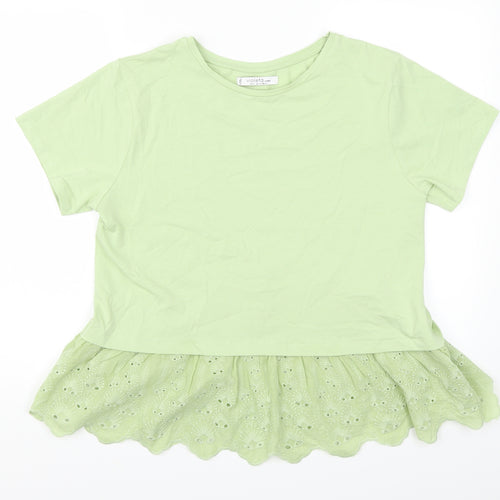MNG Womens Green   Basic T-Shirt Size S