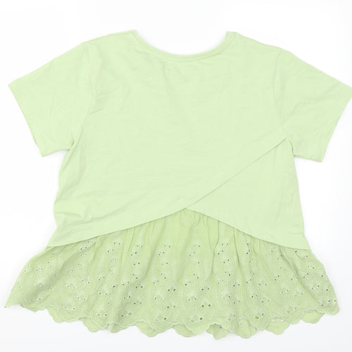 MNG Womens Green   Basic T-Shirt Size S