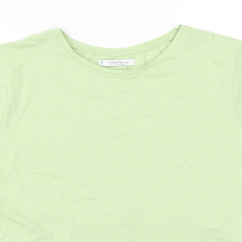 MNG Womens Green   Basic T-Shirt Size S