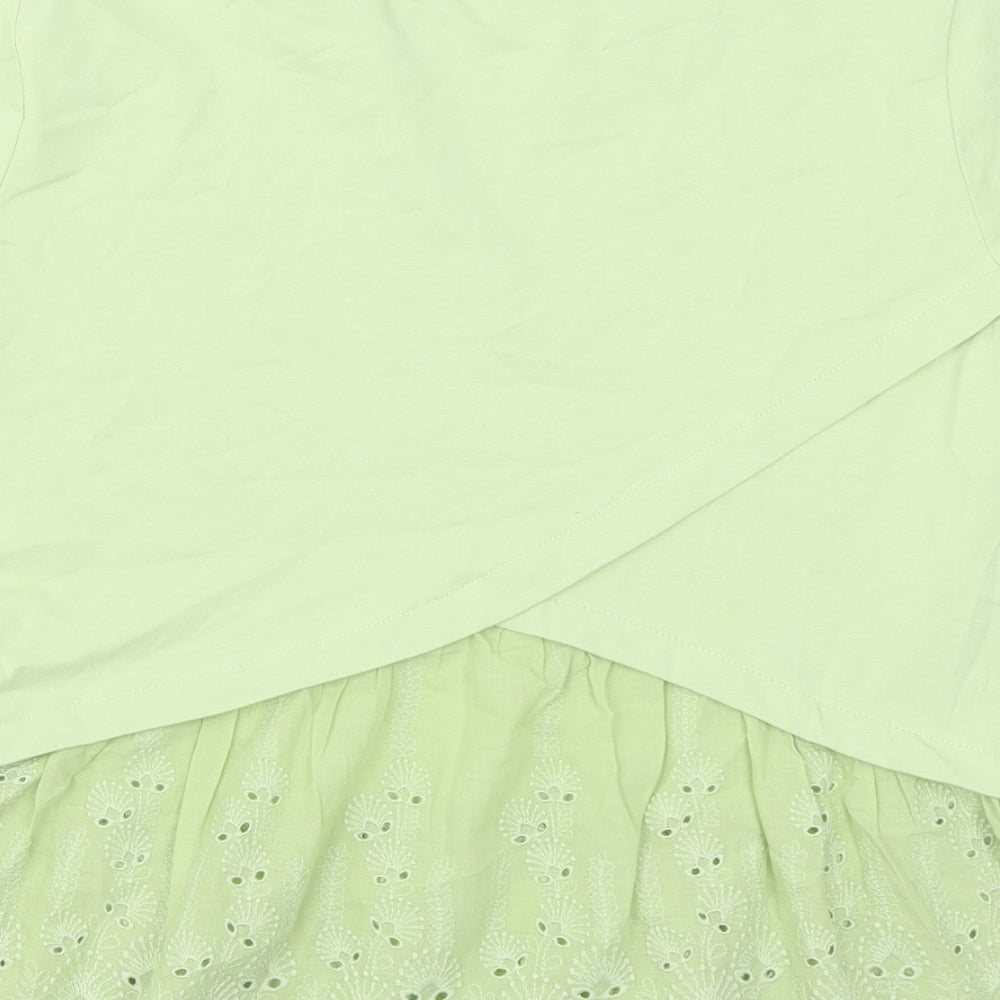 MNG Womens Green   Basic T-Shirt Size S