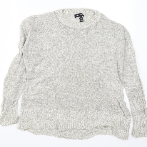 New Look Womens Grey   Pullover Jumper Size S