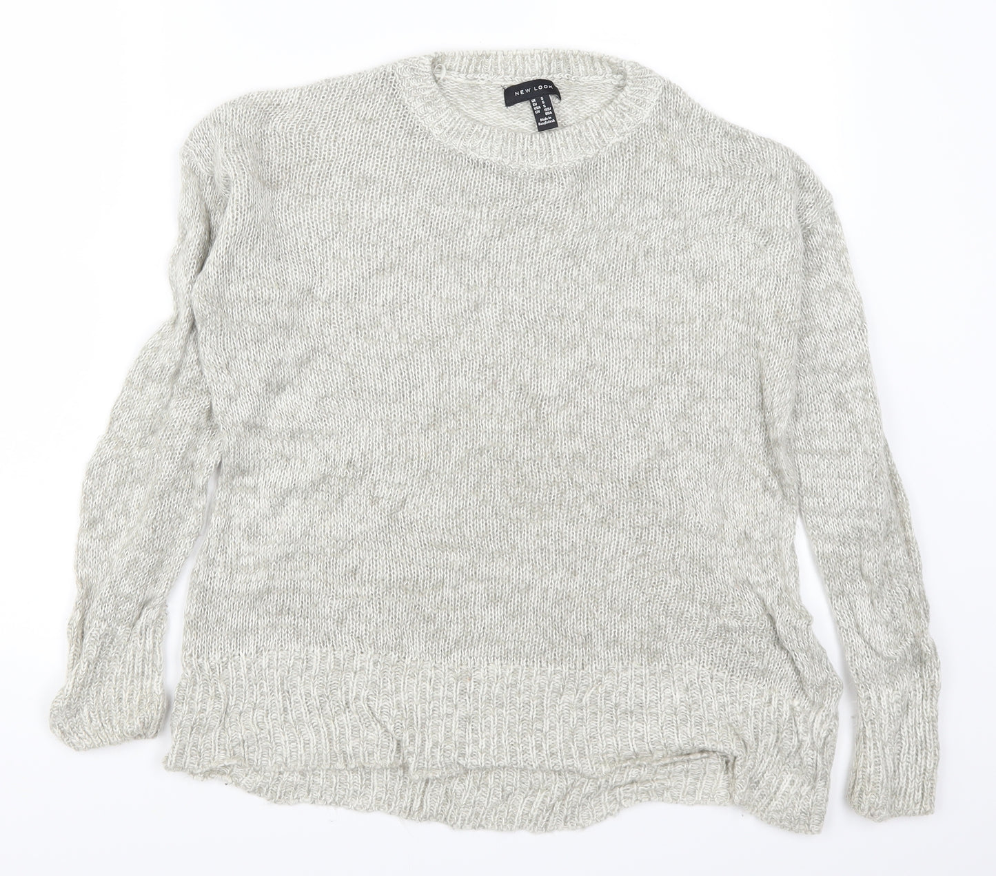 New Look Womens Grey   Pullover Jumper Size S