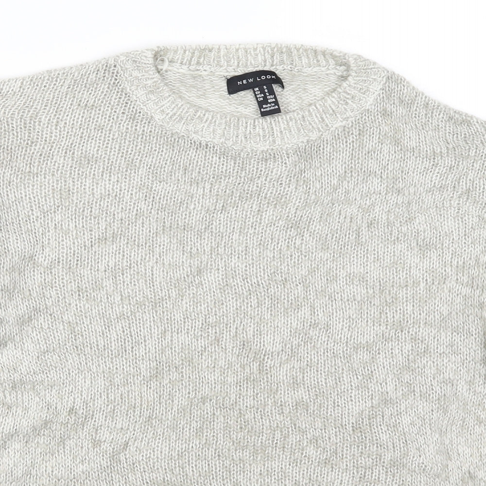 New Look Womens Grey   Pullover Jumper Size S
