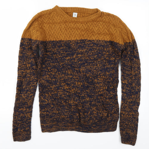 TU Boys Brown   Pullover Jumper Size 14 Years