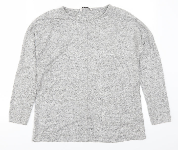 TU Womens Grey   Pullover Jumper Size 8