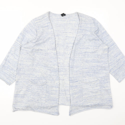 Adia Womens Blue   Cardigan Jumper Size S