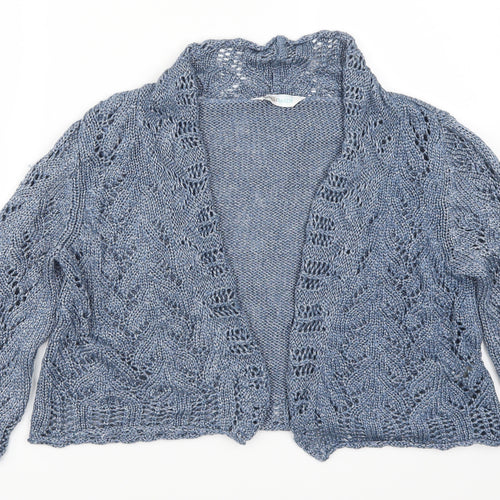 BHS Womens Blue   Cardigan Jumper Size 16