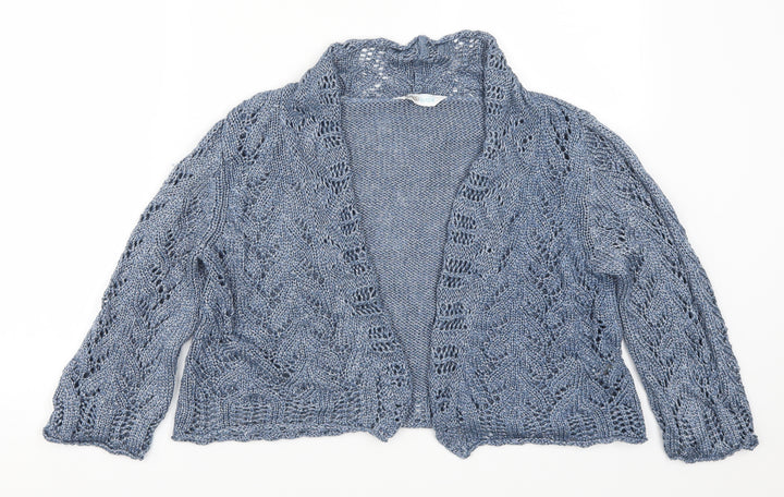 BHS Womens Blue   Cardigan Jumper Size 16